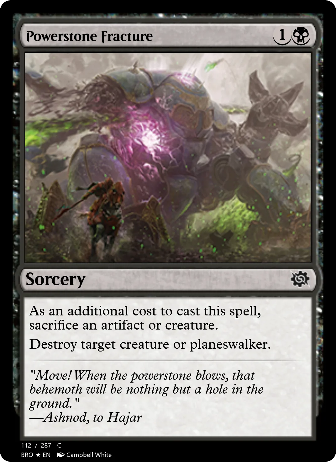 Powerstone Fracture