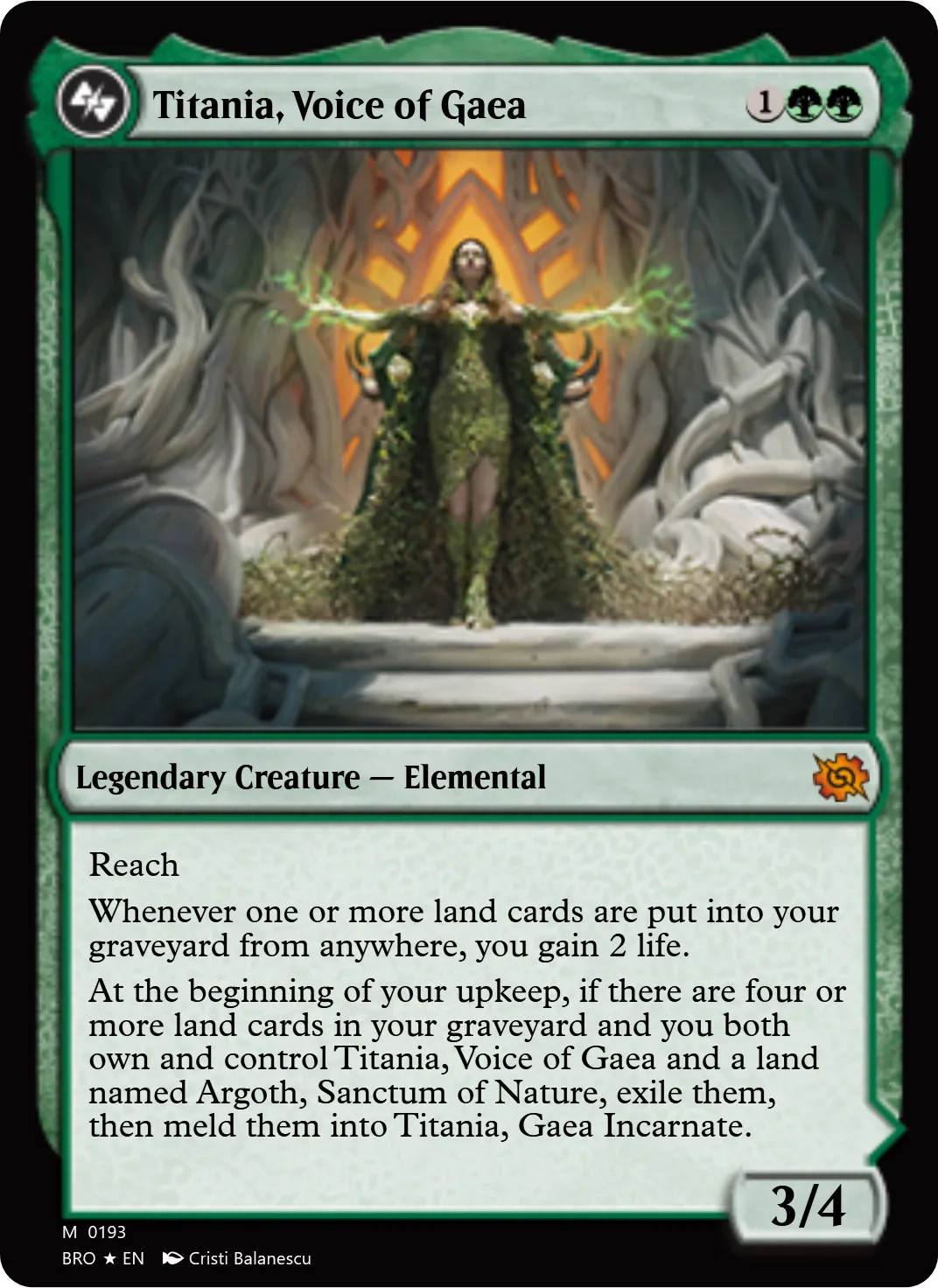 Titania, Voice of Gaea