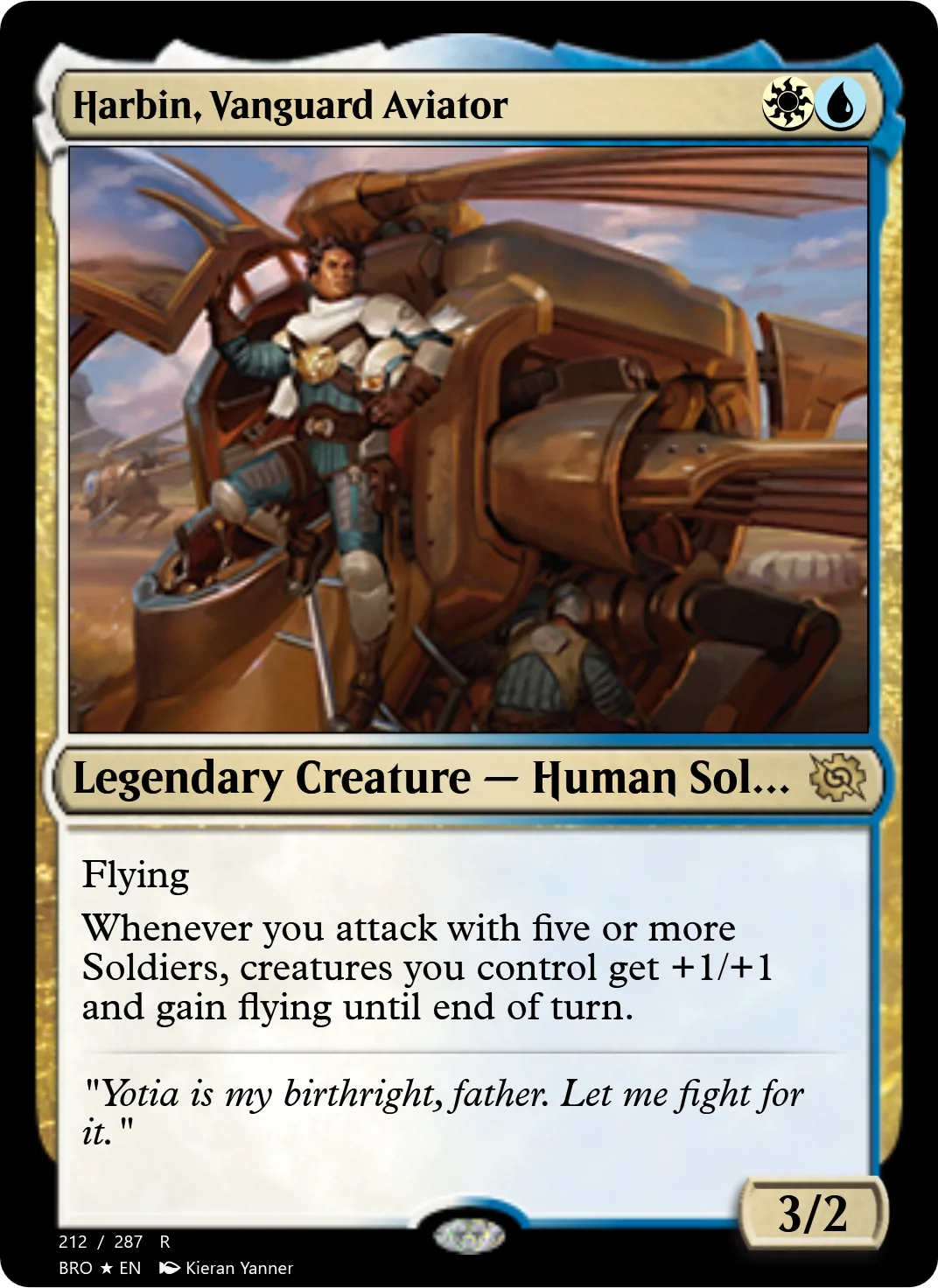 Harbin, Vanguard Aviator