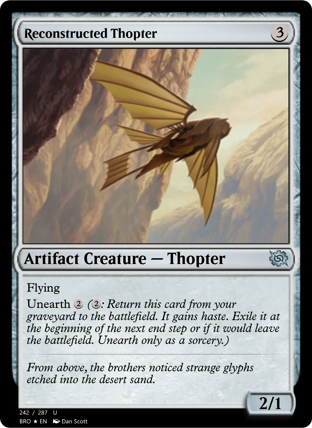 Reconstructed Thopter