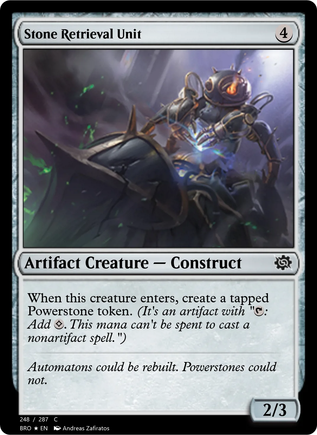 Stone Retrieval Unit
