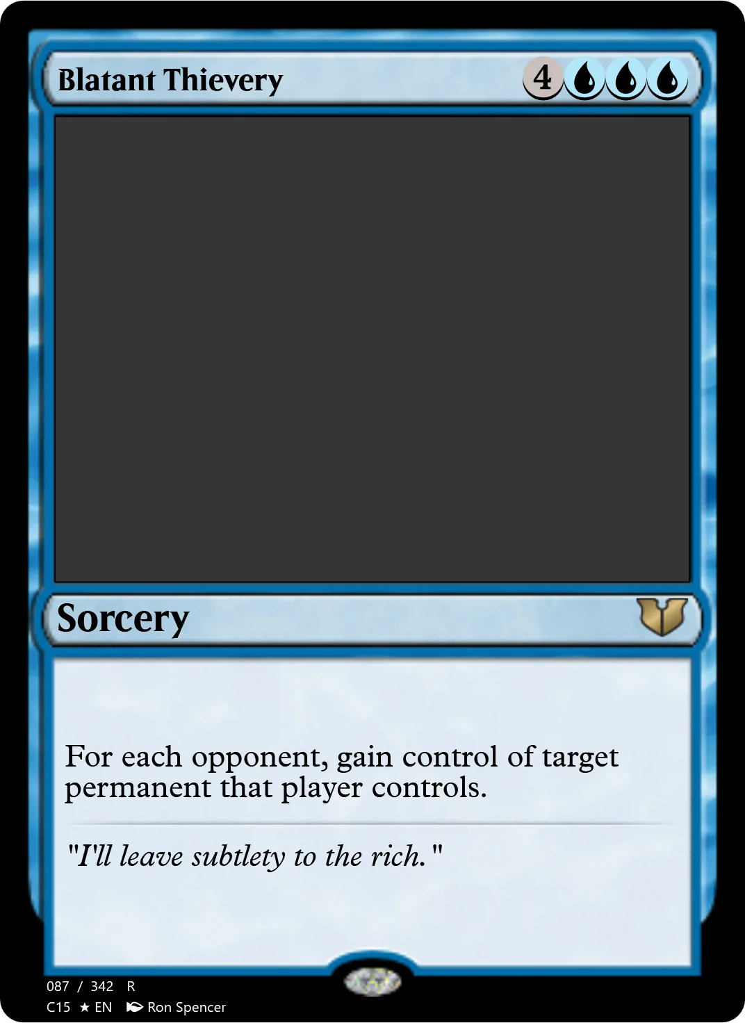 Blatant Thievery