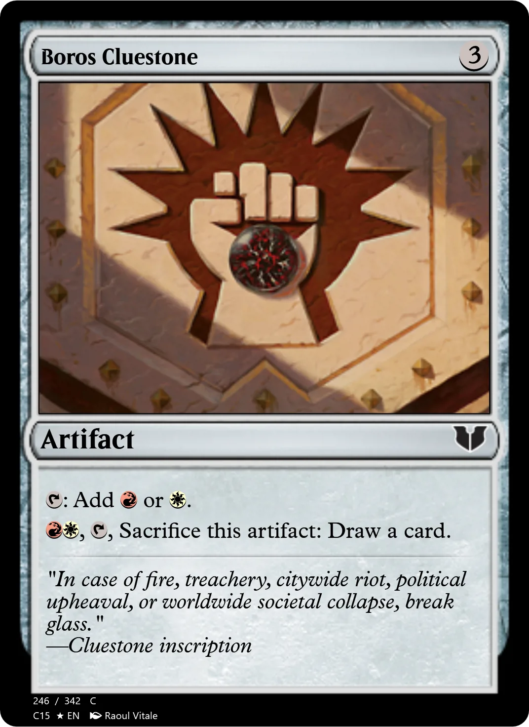 Boros Cluestone