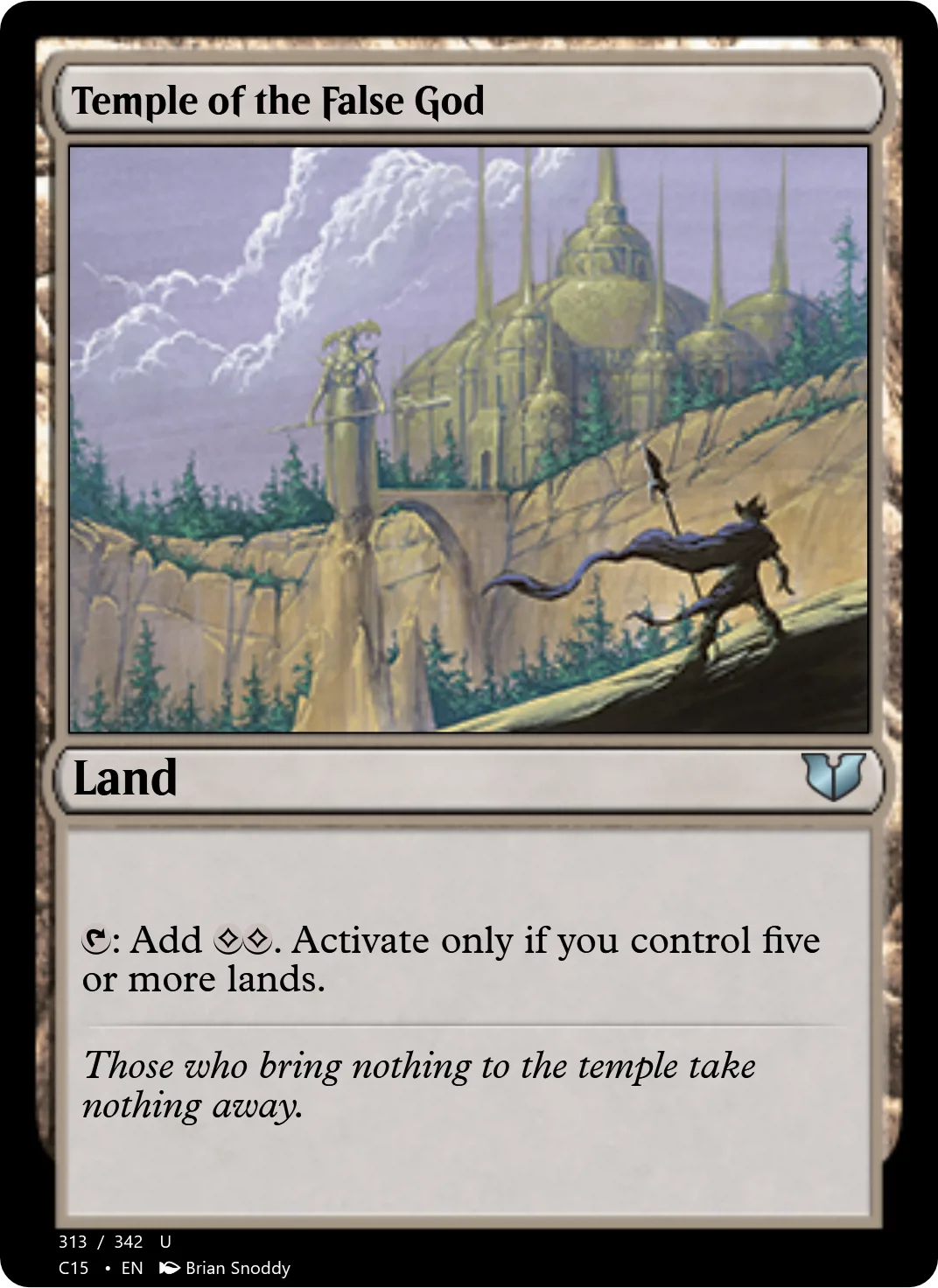 Temple of the False God