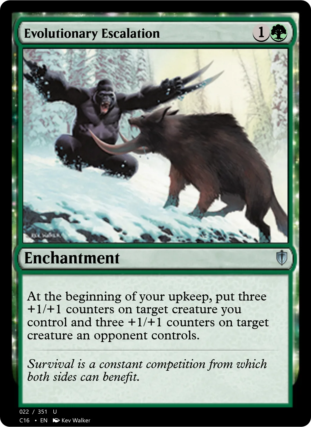 Evolutionary Escalation