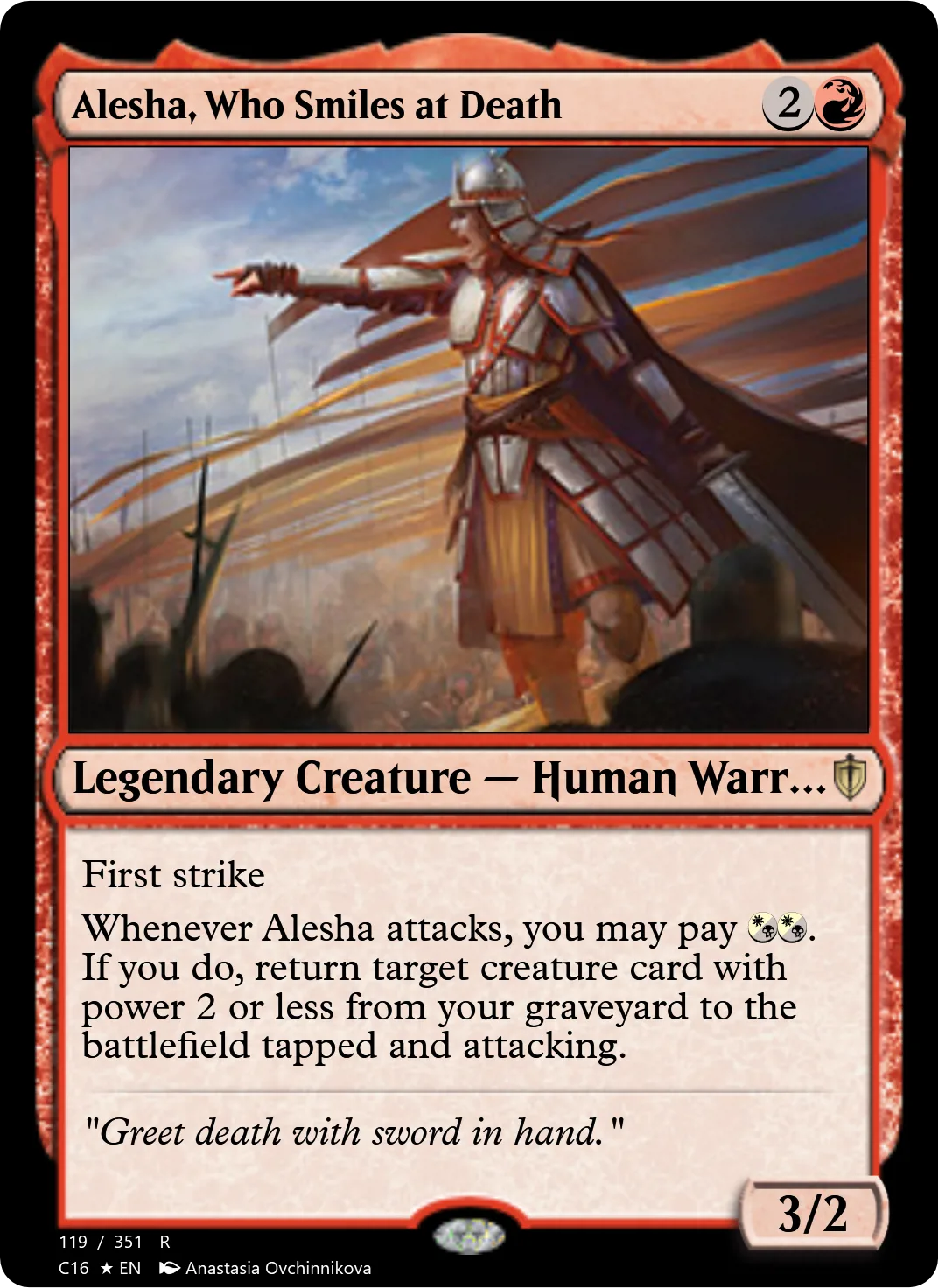 Alesha, Who Smiles at Death