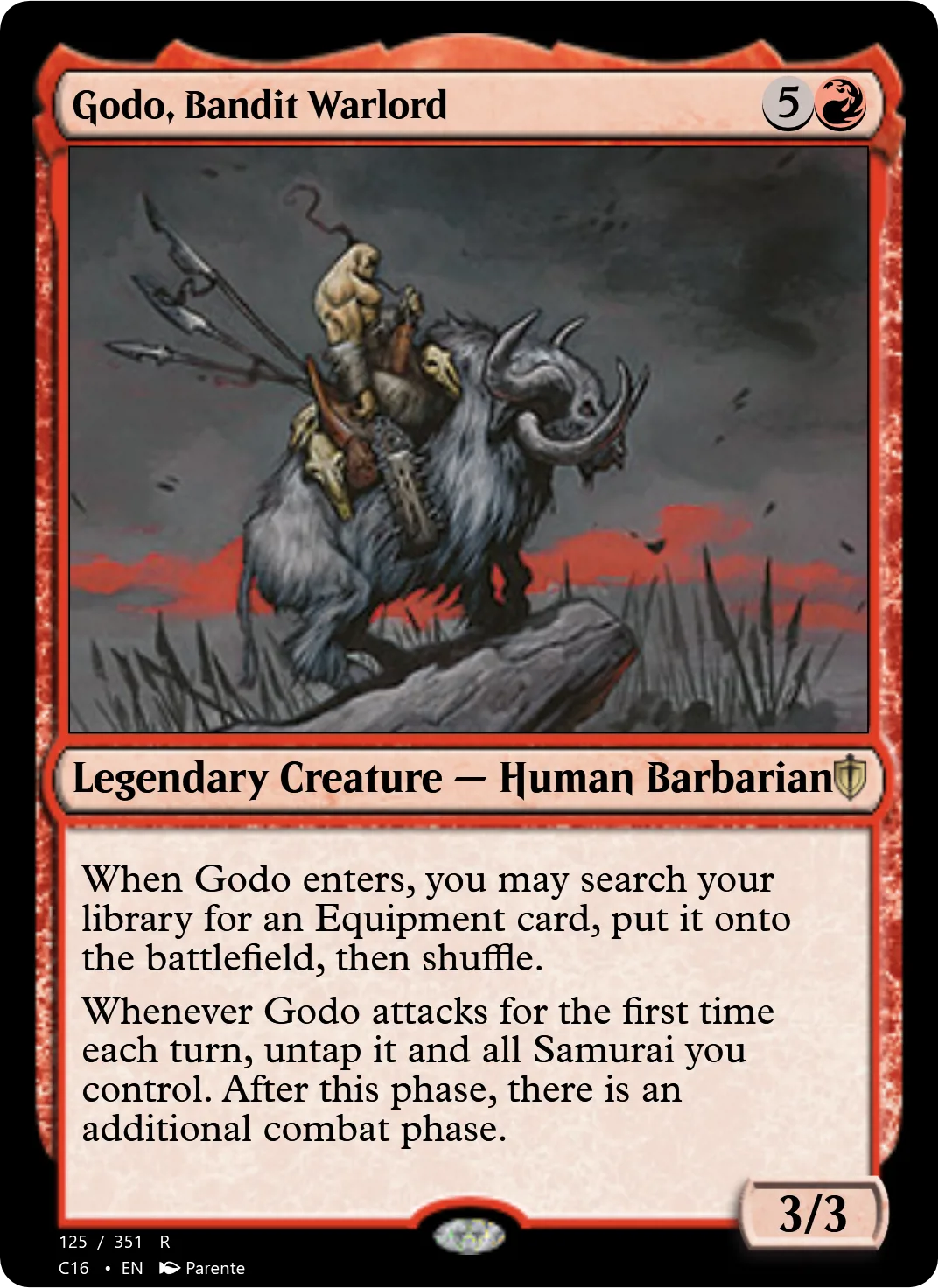 Godo, Bandit Warlord