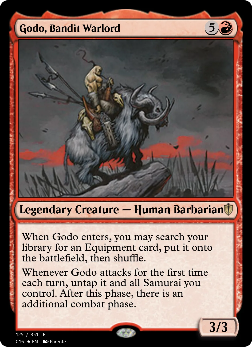 Godo, Bandit Warlord
