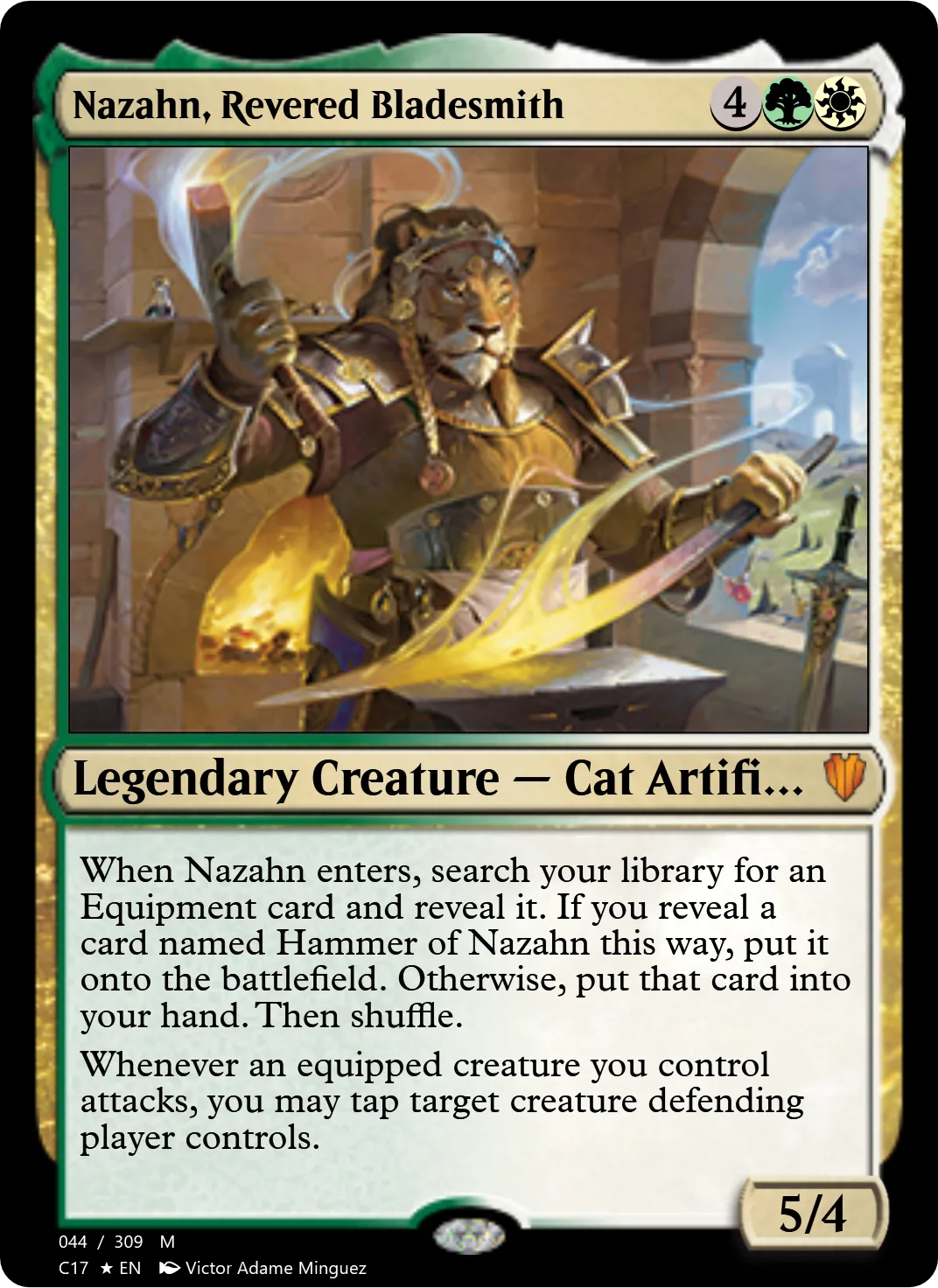 Nazahn, Revered Bladesmith