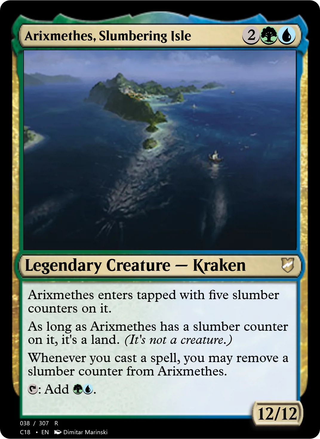 Arixmethes, Slumbering Isle