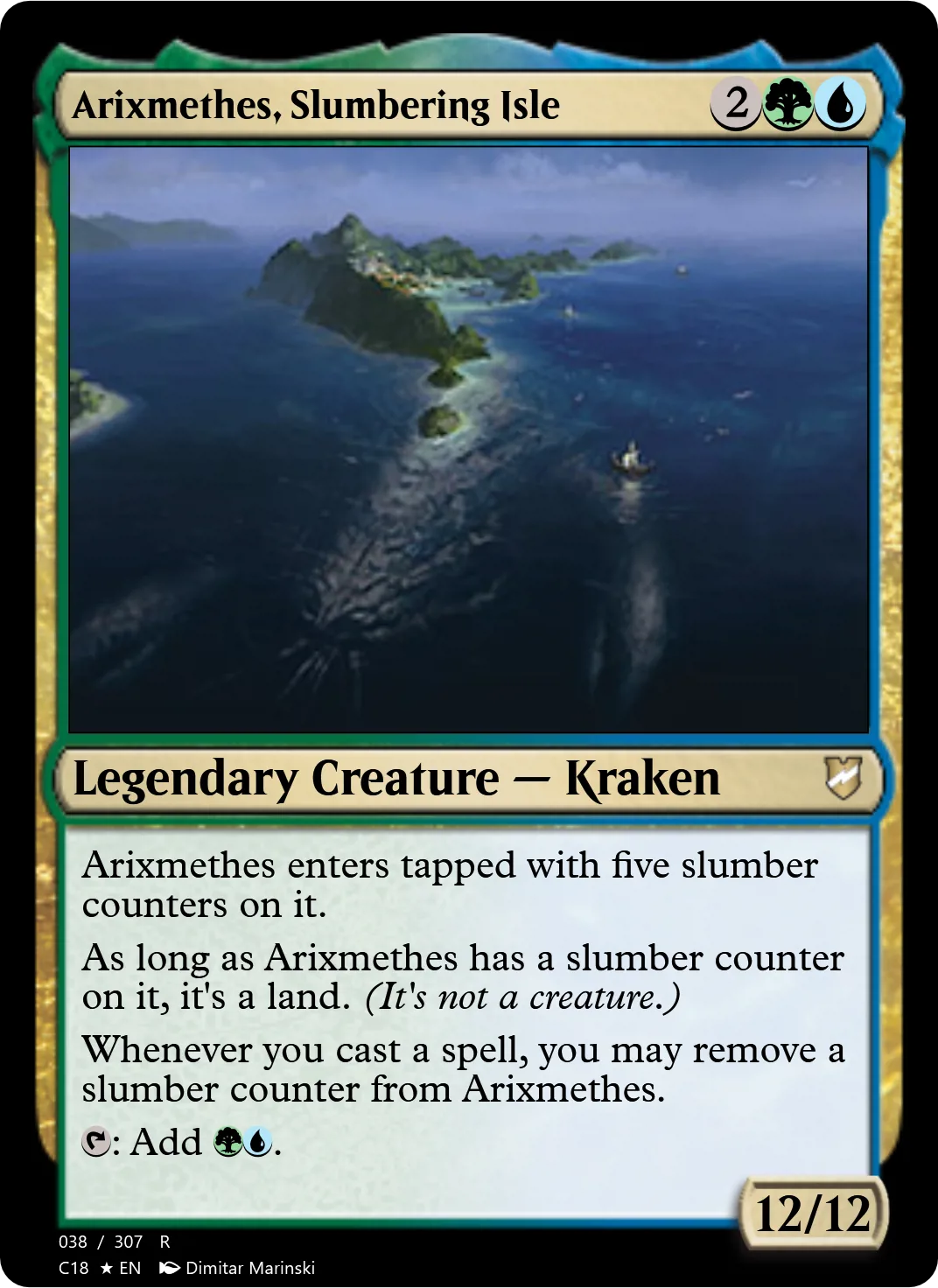 Arixmethes, Slumbering Isle