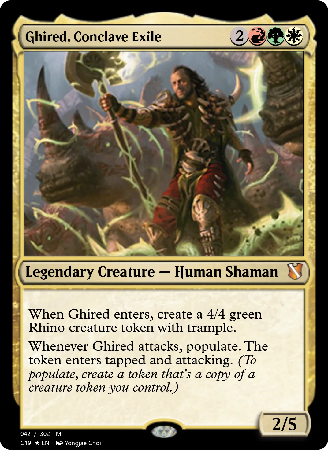 Ghired, Conclave Exile