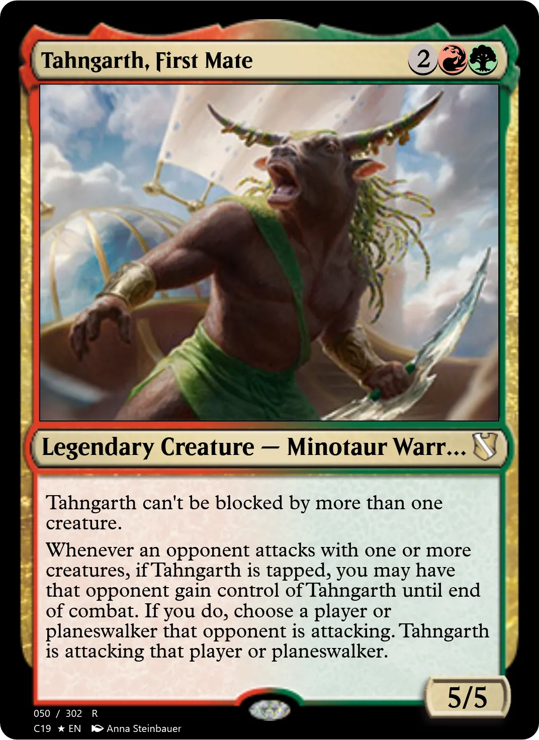 Tahngarth, First Mate