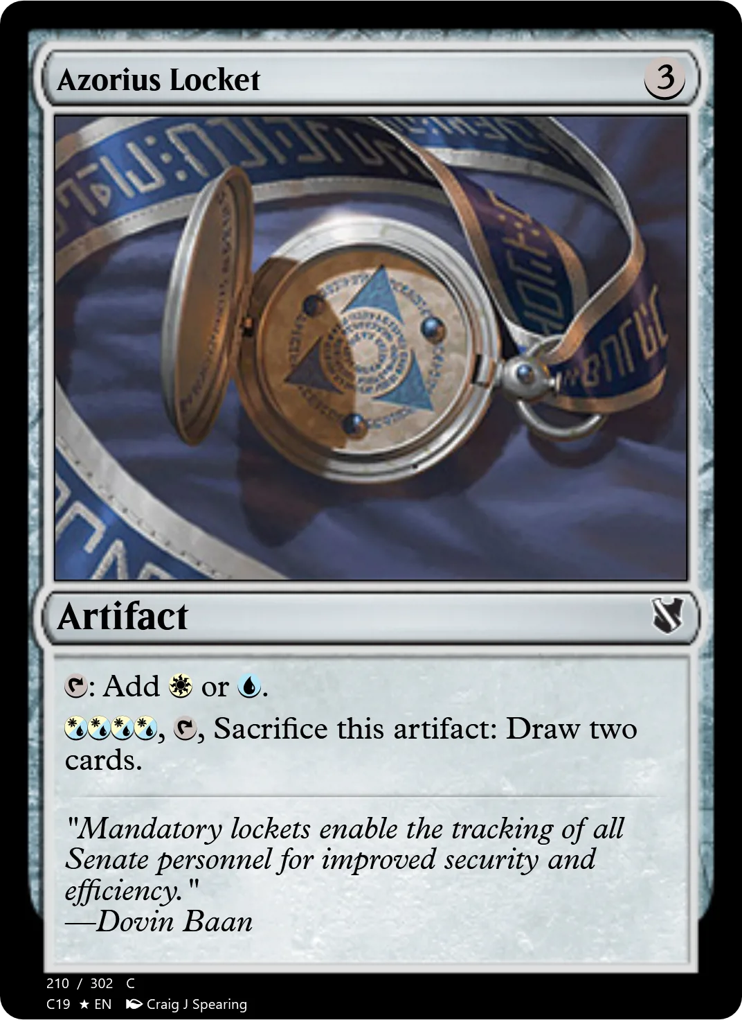 Azorius Locket