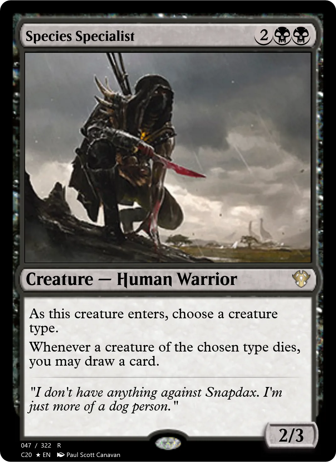 Species Specialist