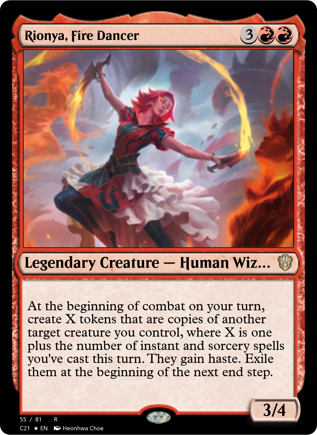 Rionya, Fire Dancer