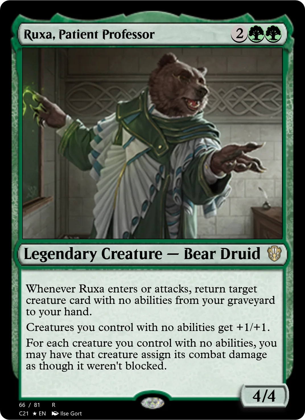 Ruxa, Patient Professor