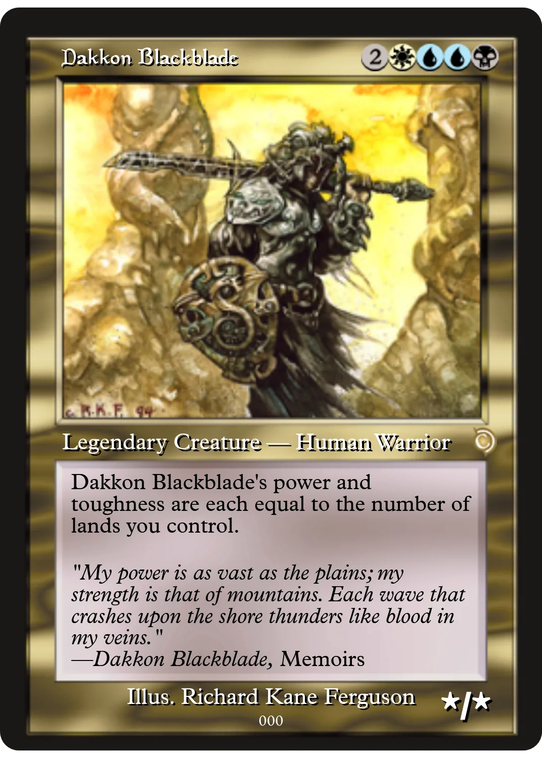 Dakkon Blackblade