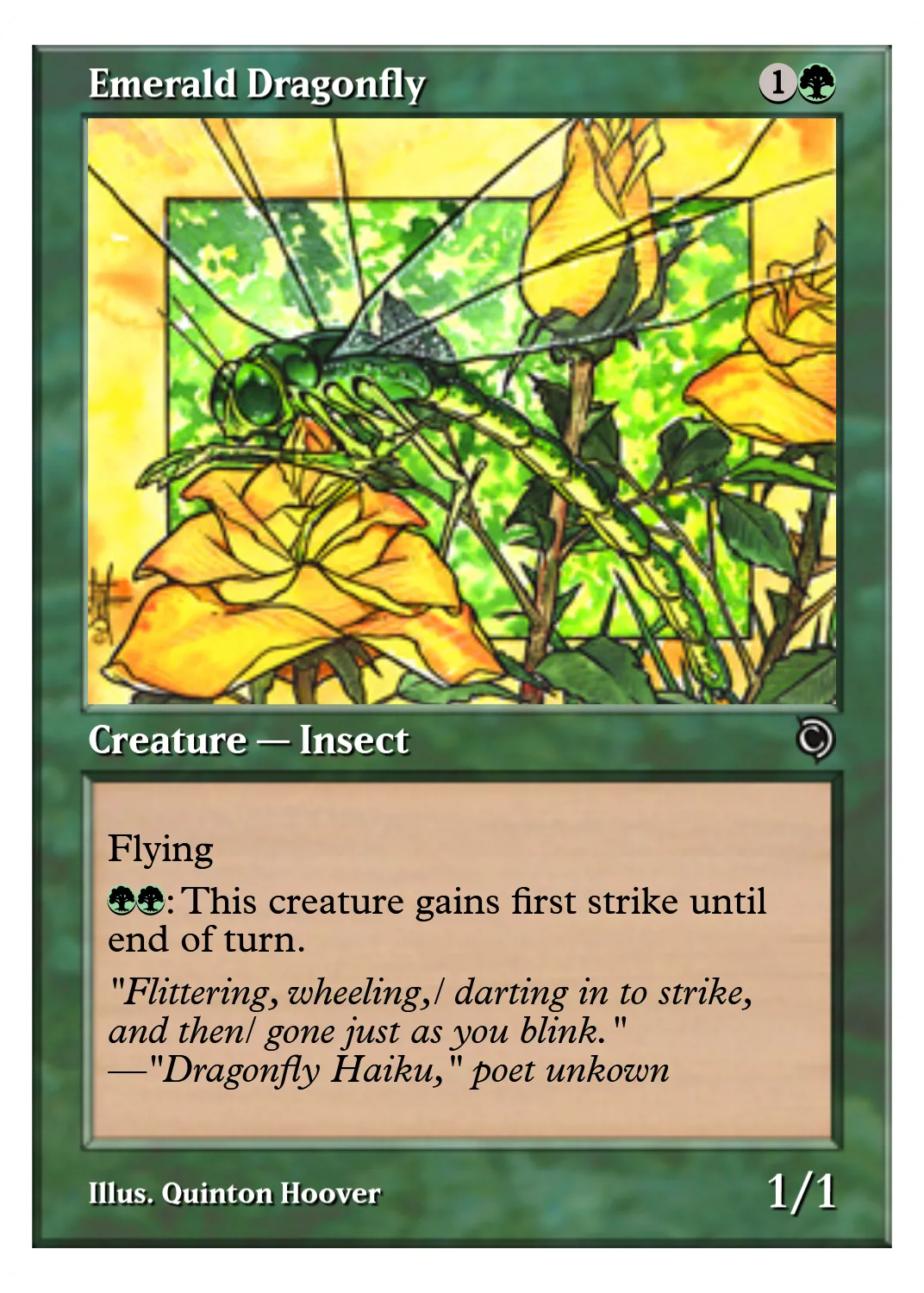 Emerald Dragonfly