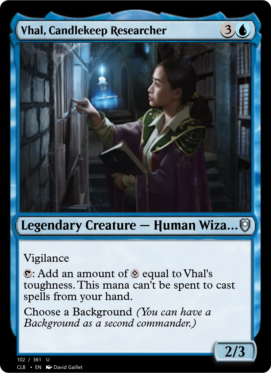 Vhal, Candlekeep Researcher
