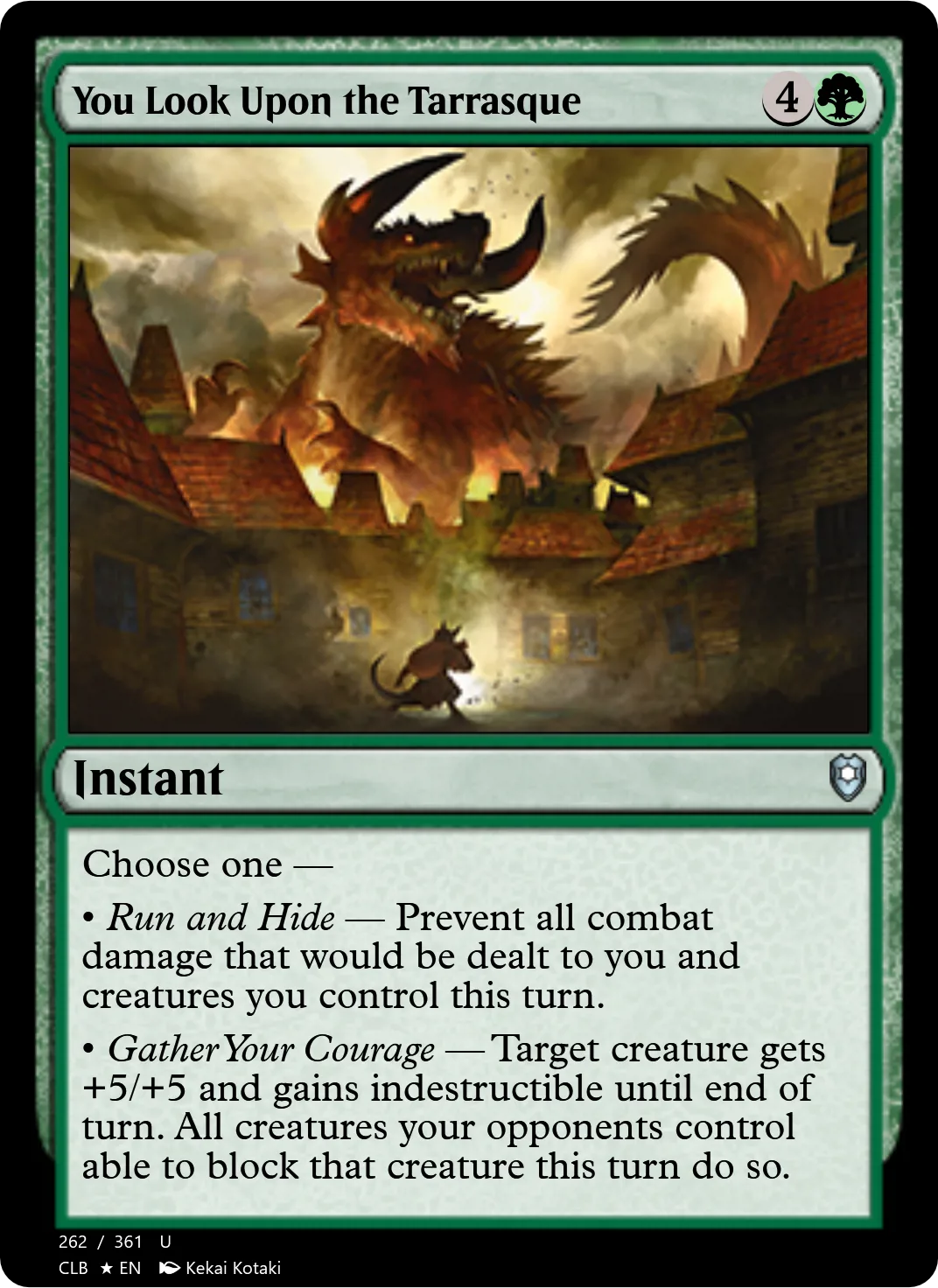 You Look Upon the Tarrasque