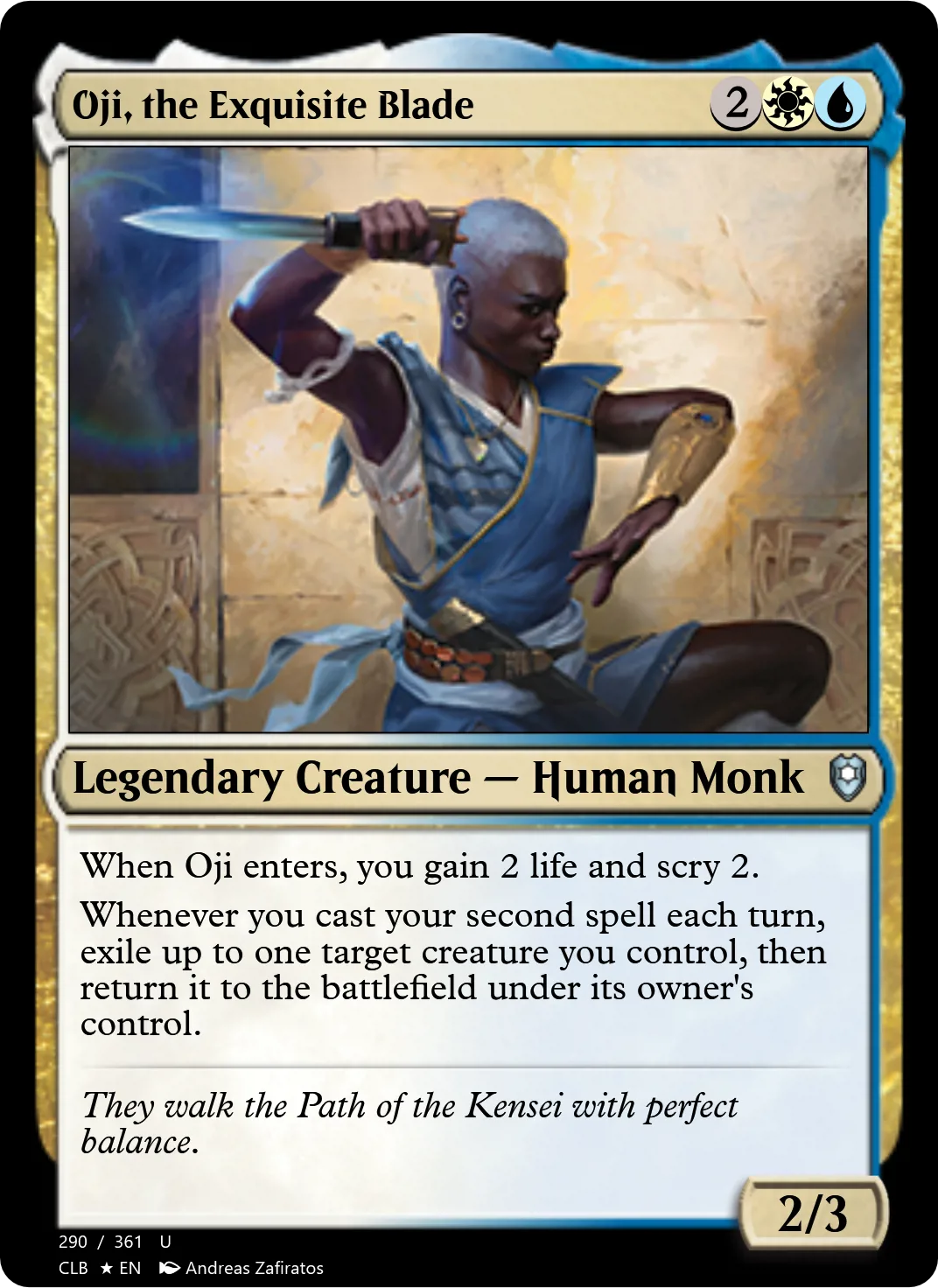 Oji, the Exquisite Blade