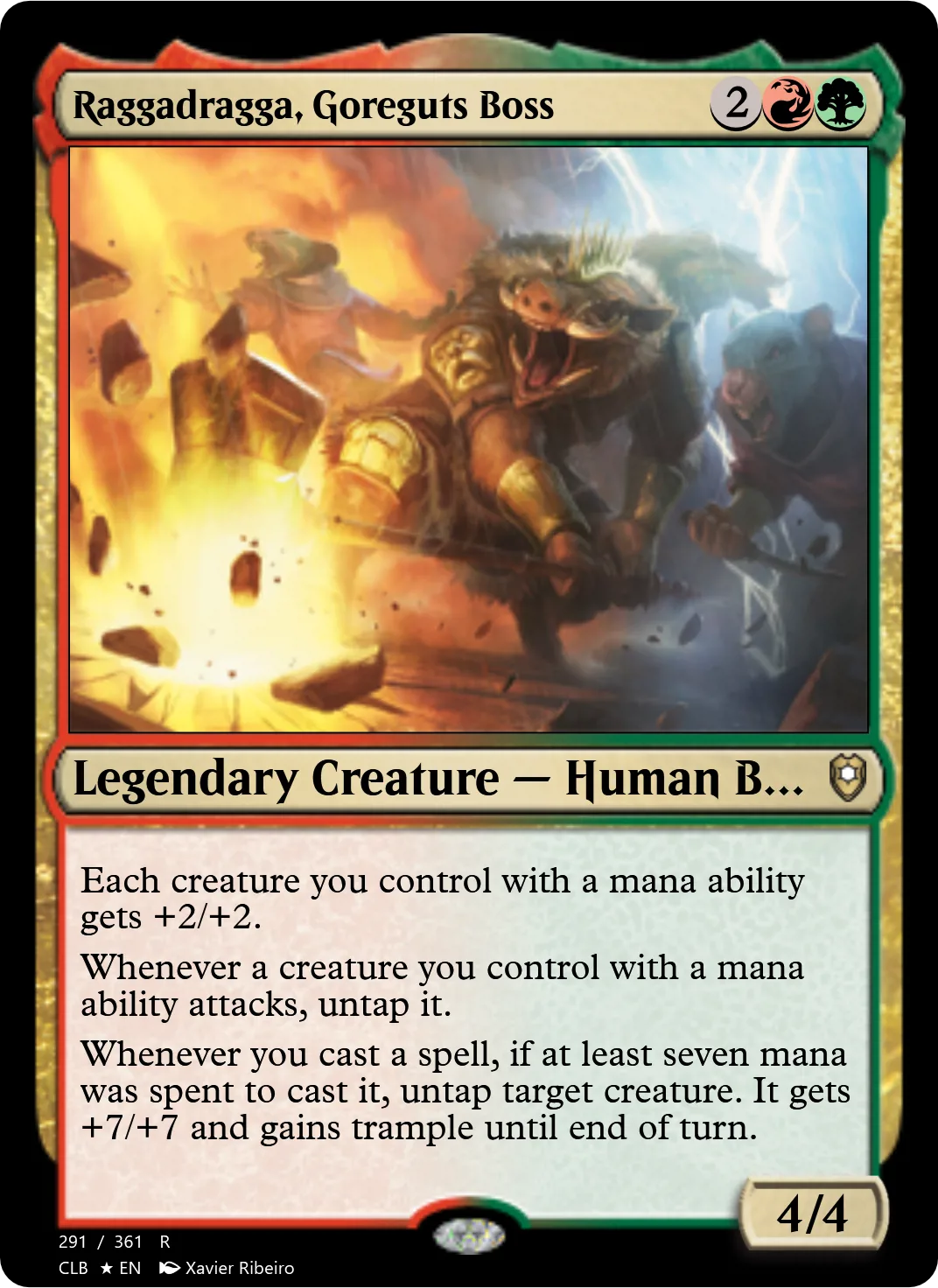 Raggadragga, Goreguts Boss