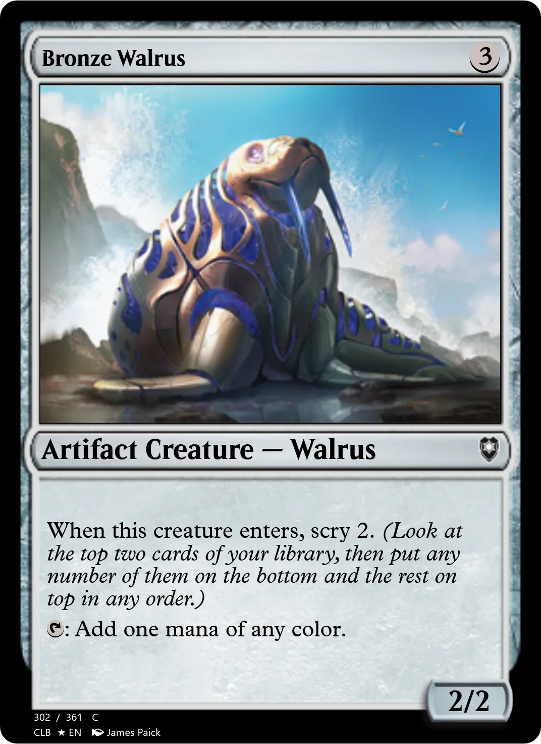 Bronze Walrus