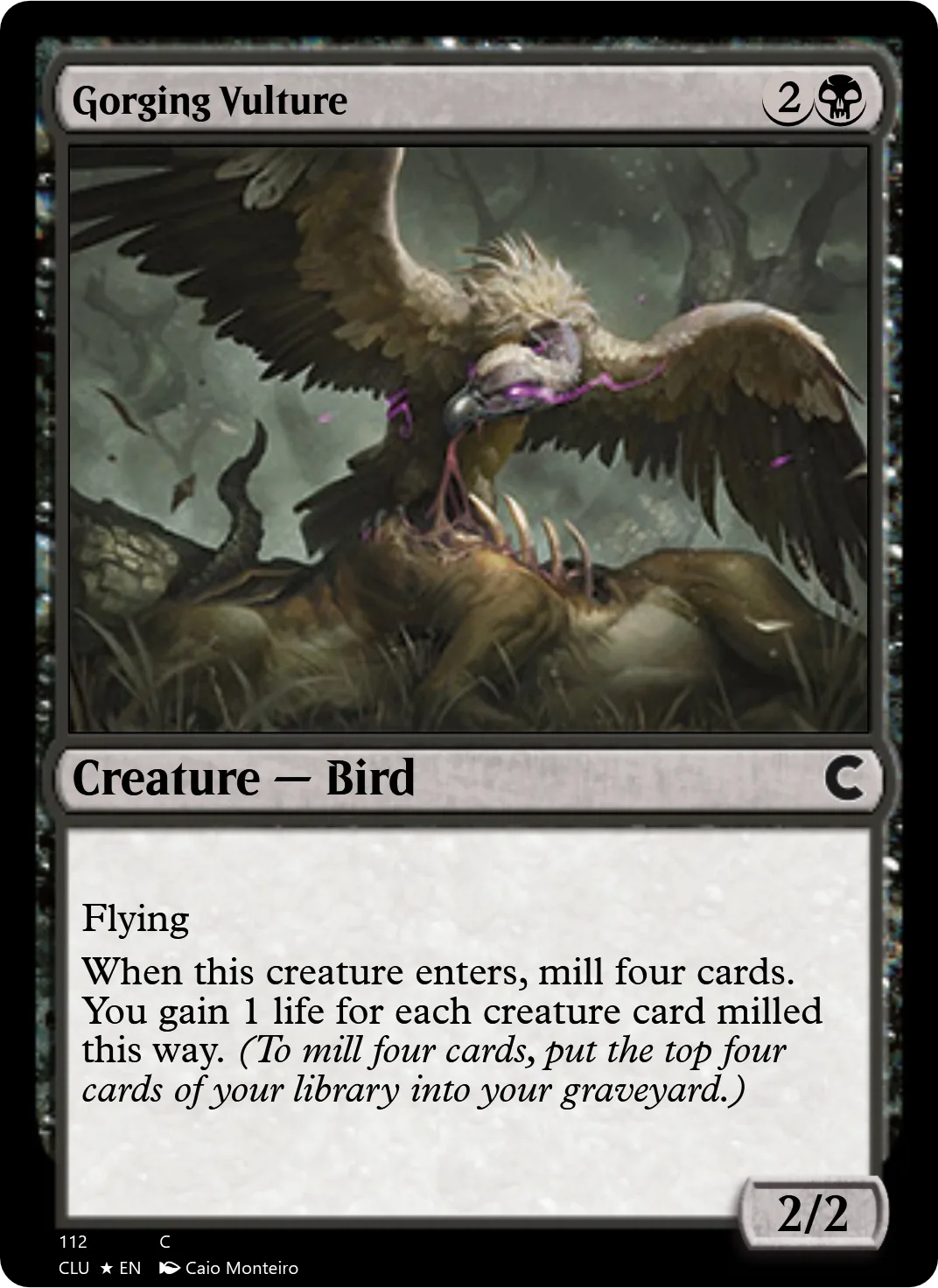 Gorging Vulture