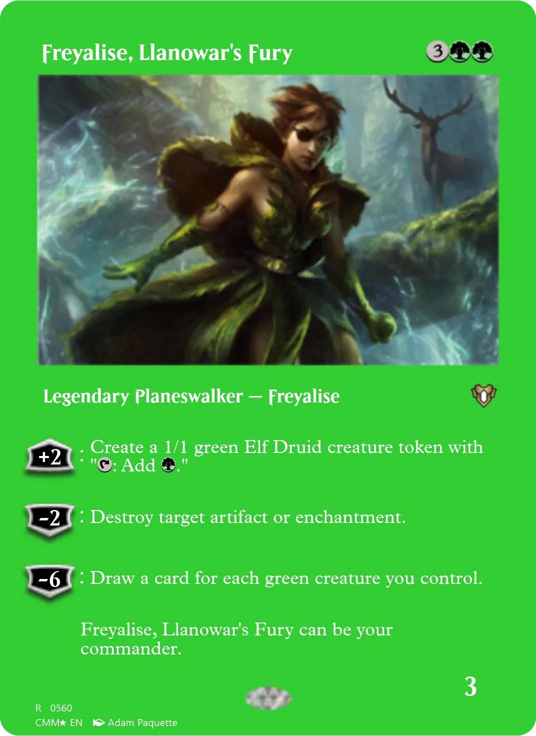 Freyalise, Llanowar's Fury