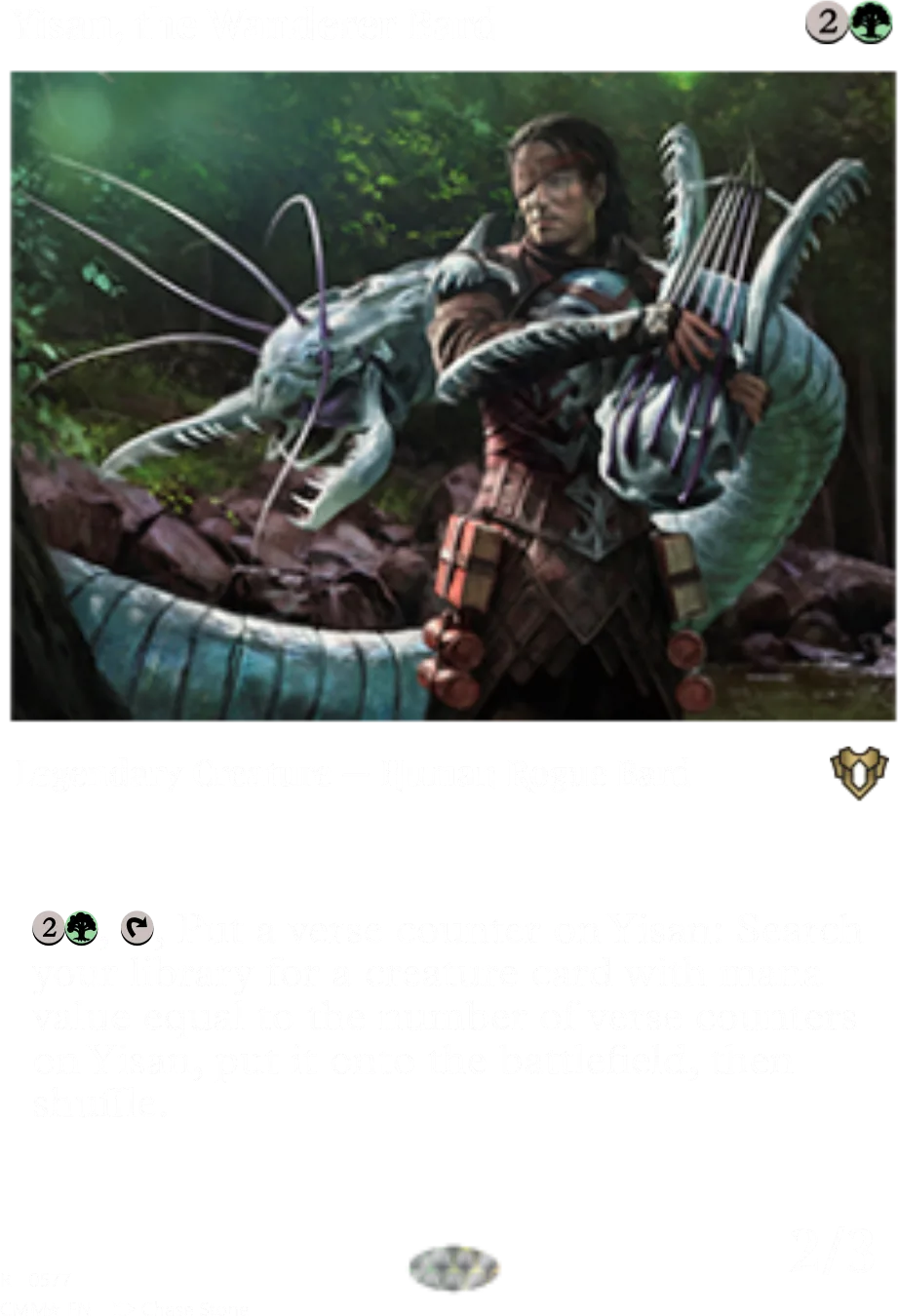 Yisan, the Wanderer Bard