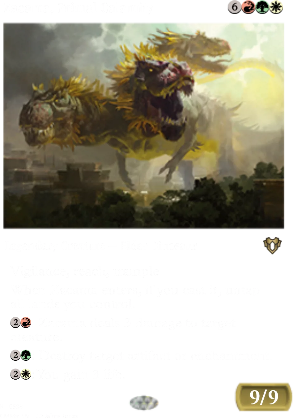 Zacama, Primal Calamity
