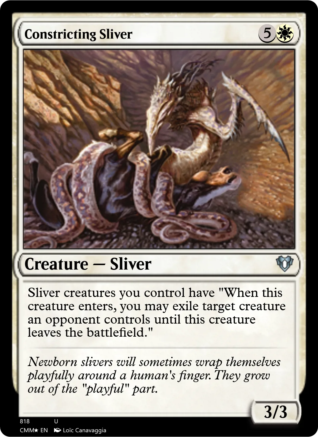 Constricting Sliver