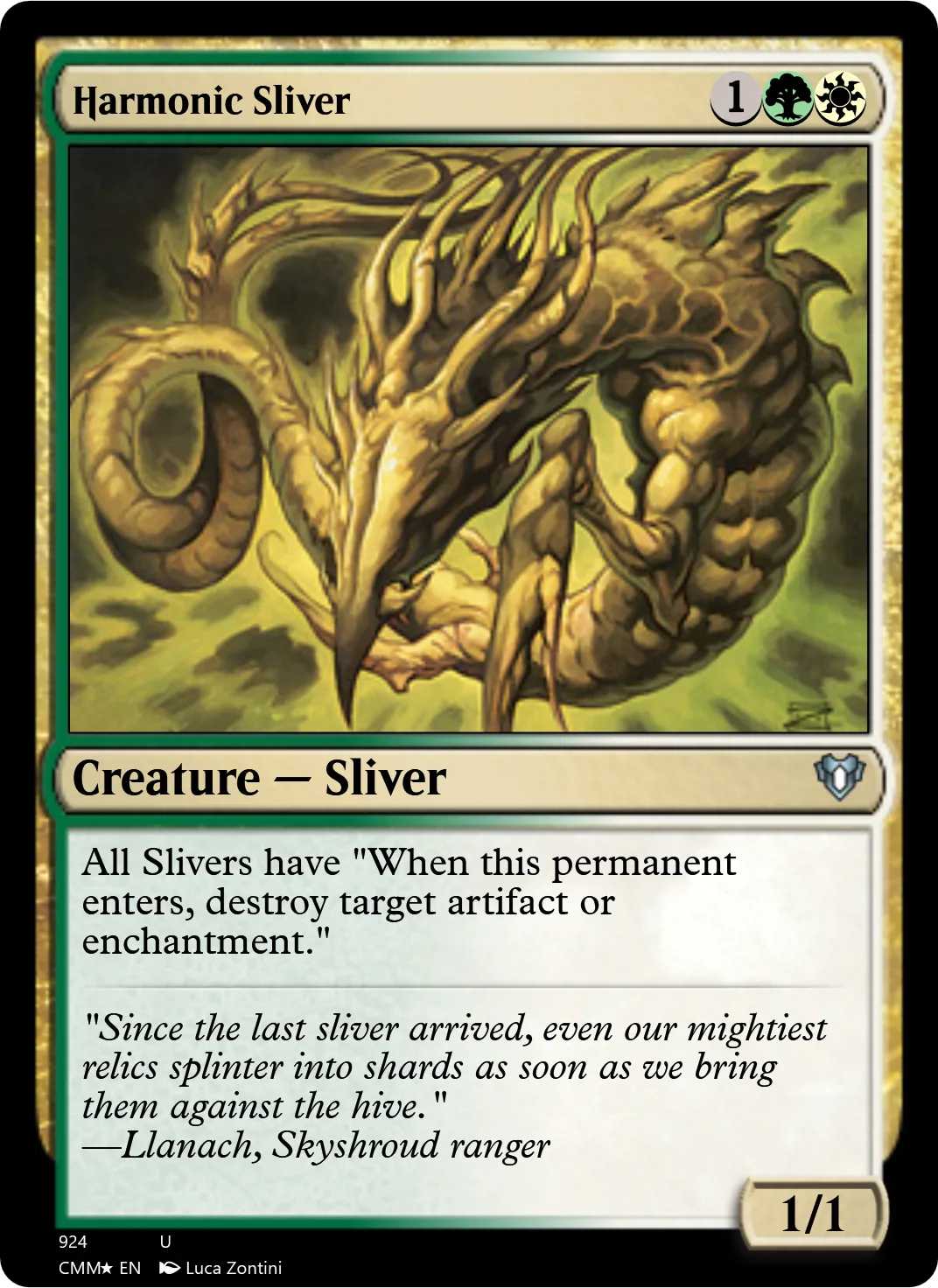 Harmonic Sliver