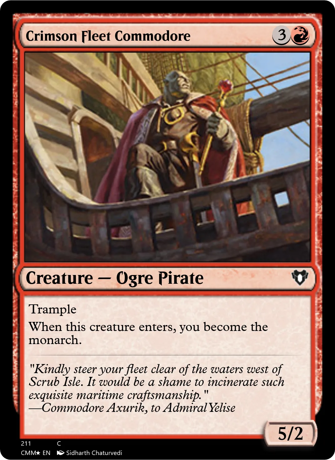 Crimson Fleet Commodore