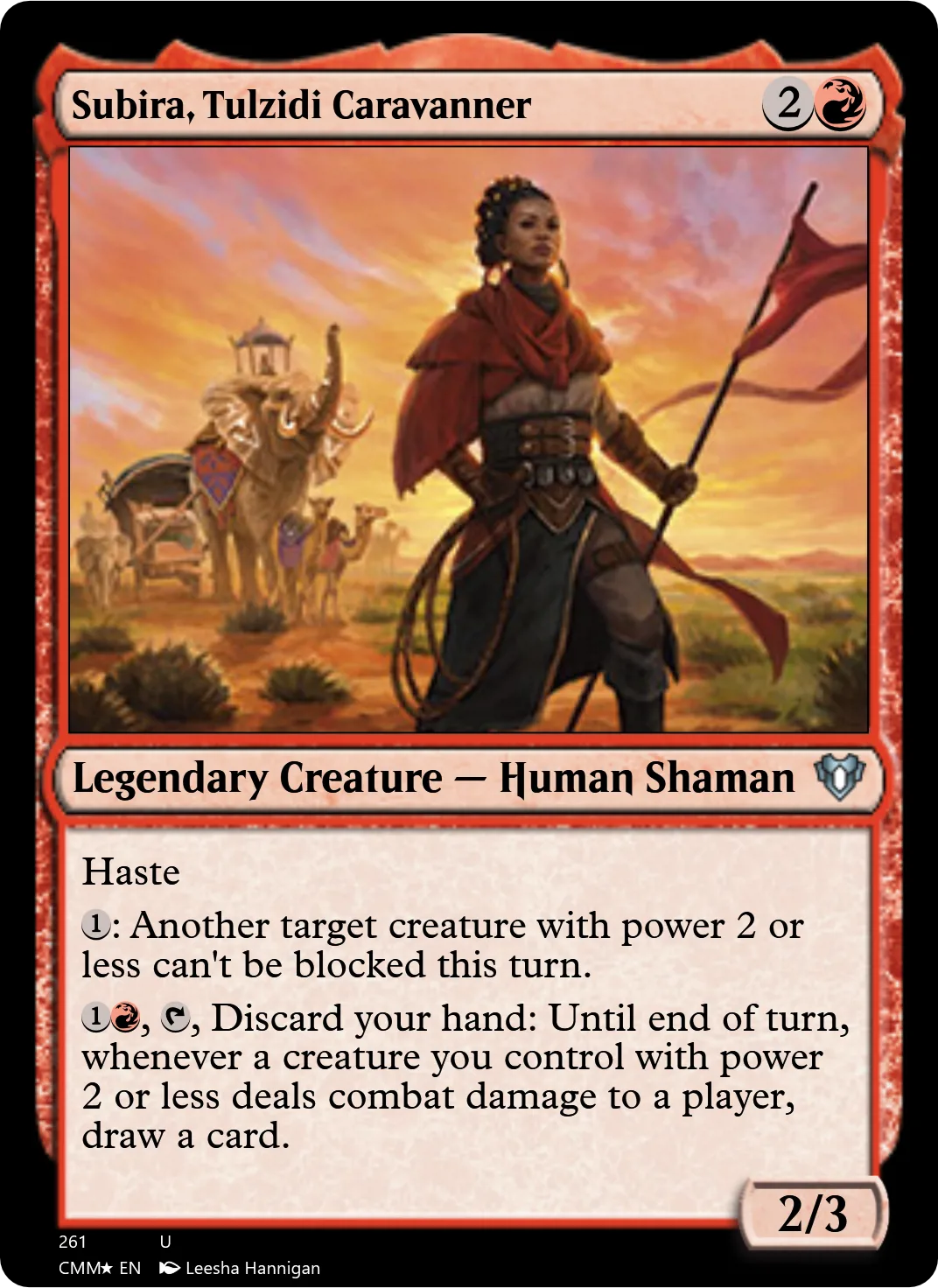 Subira, Tulzidi Caravanner