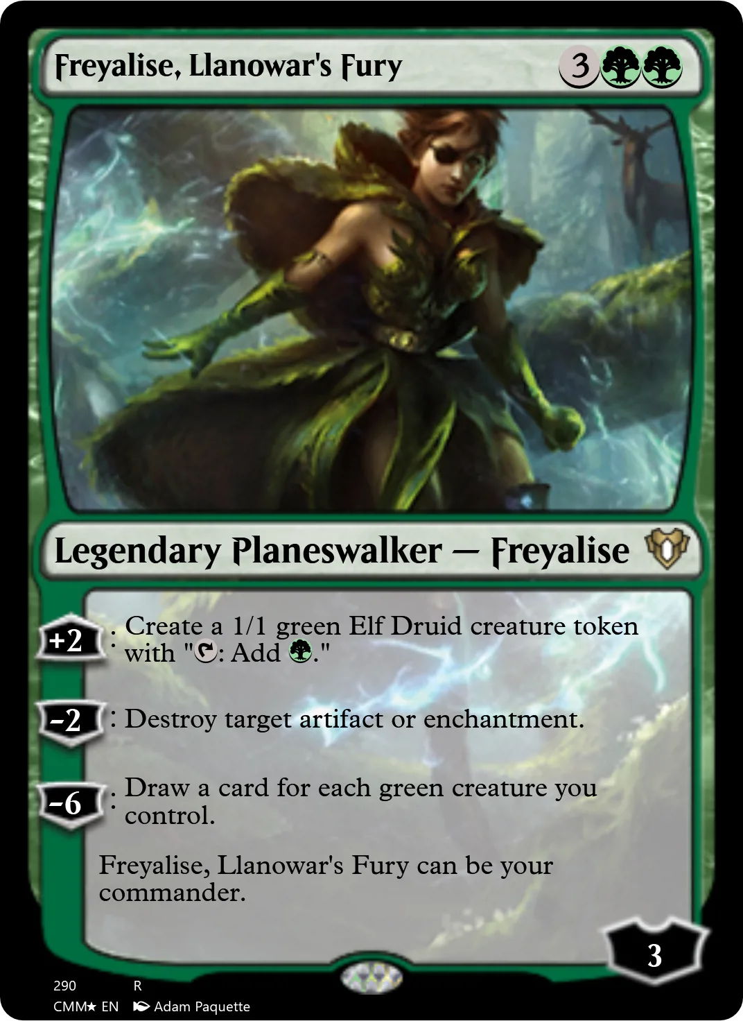 Freyalise, Llanowar's Fury