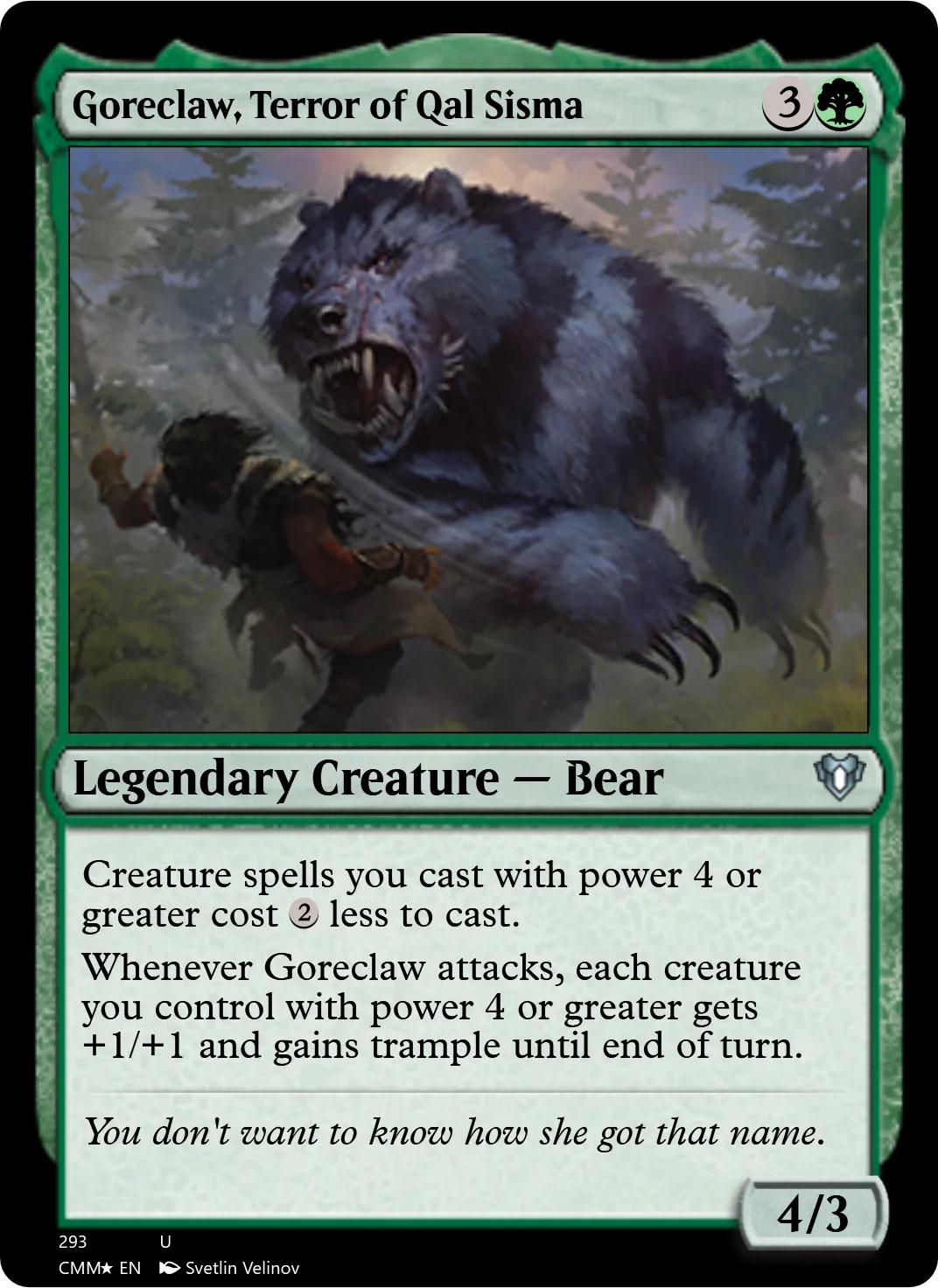 Goreclaw, Terror of Qal Sisma
