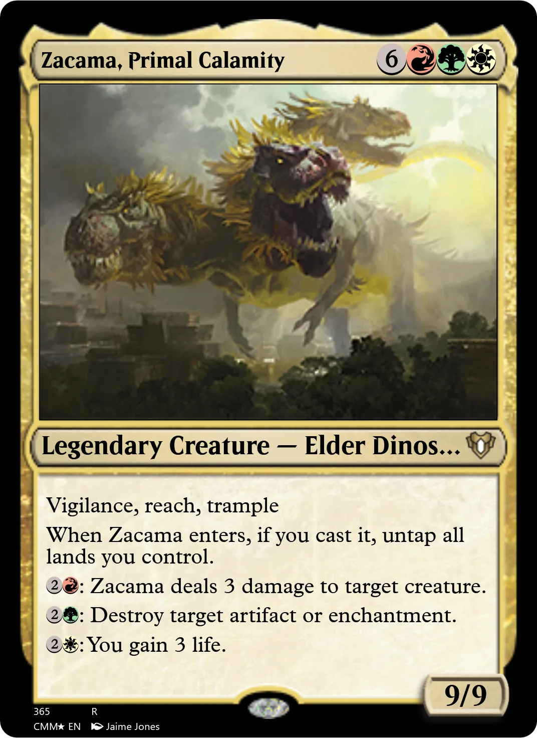 Zacama, Primal Calamity