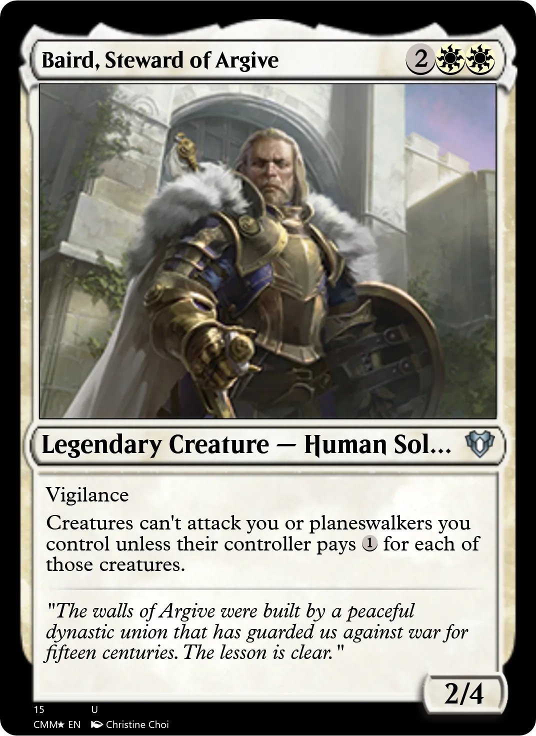 Baird, Steward of Argive