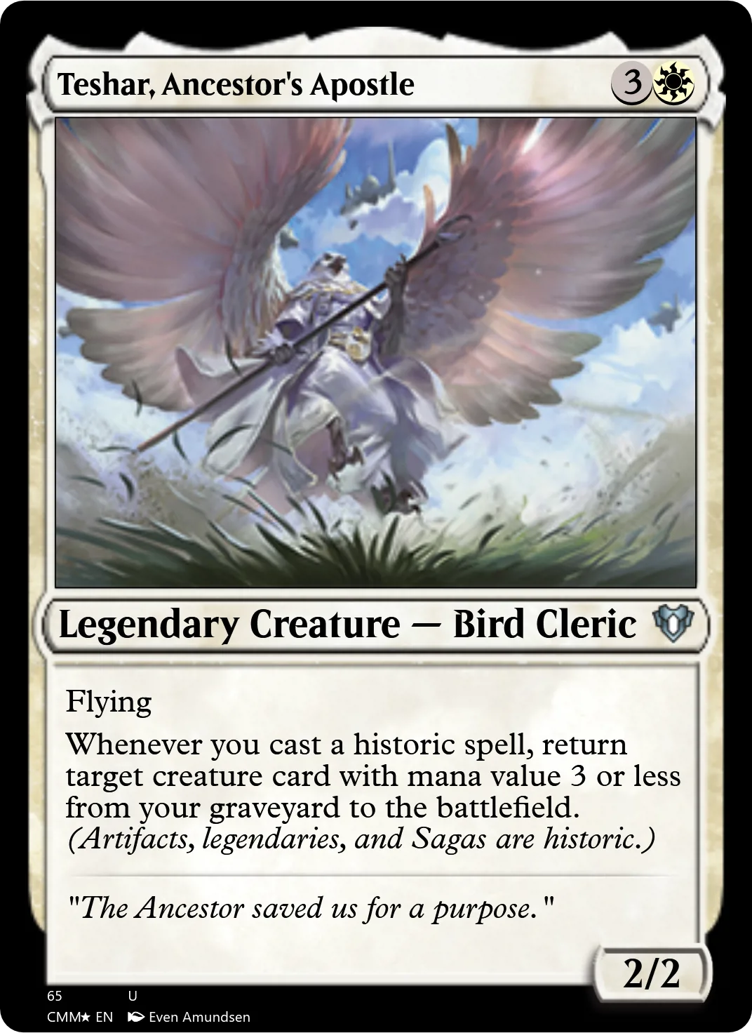 Teshar, Ancestor's Apostle
