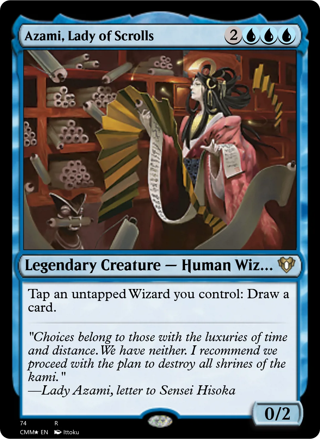Azami, Lady of Scrolls
