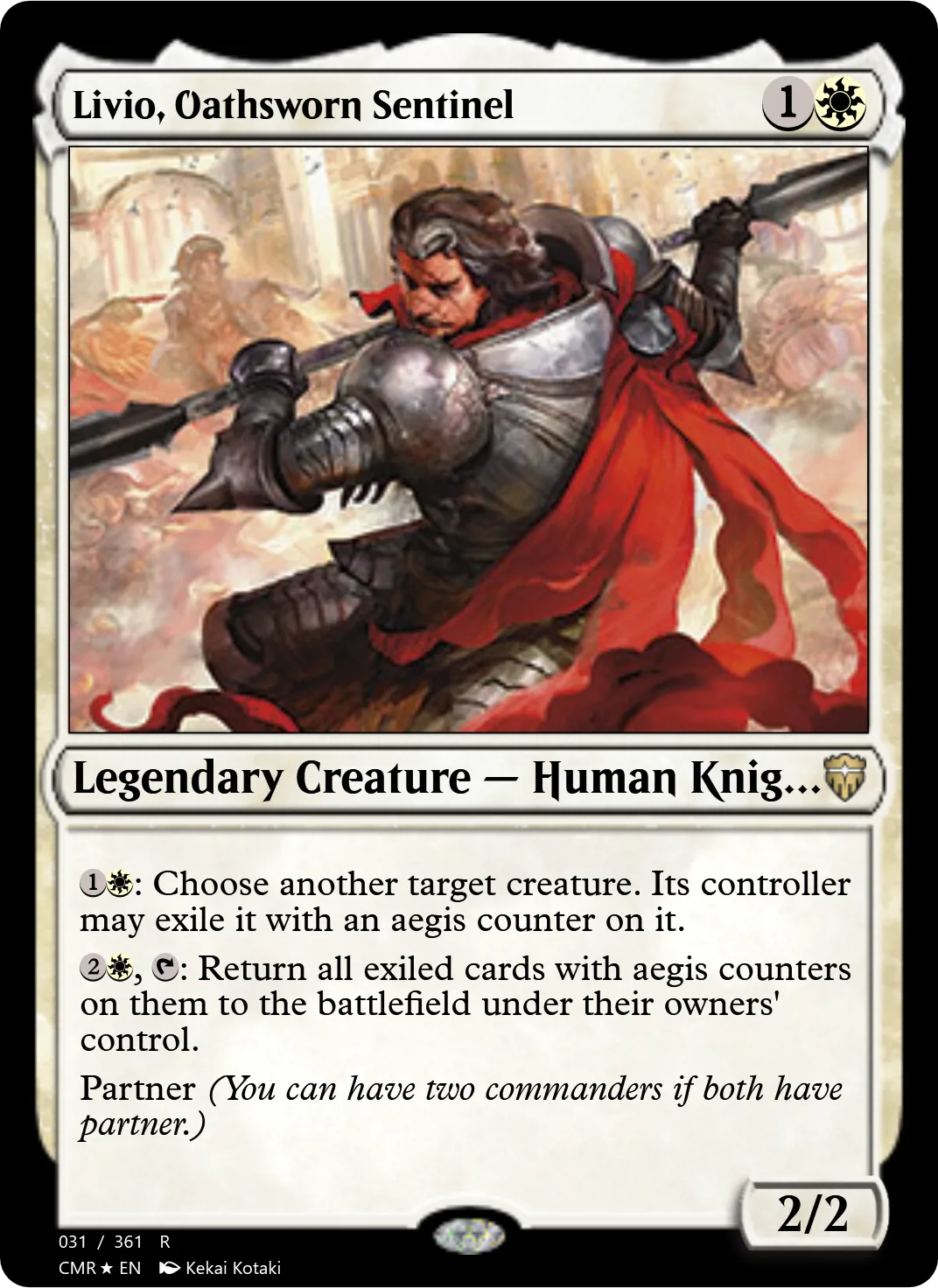 Livio, Oathsworn Sentinel