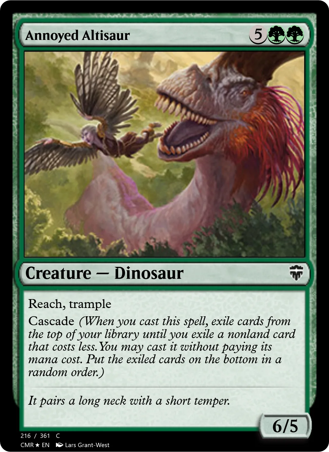 Annoyed Altisaur