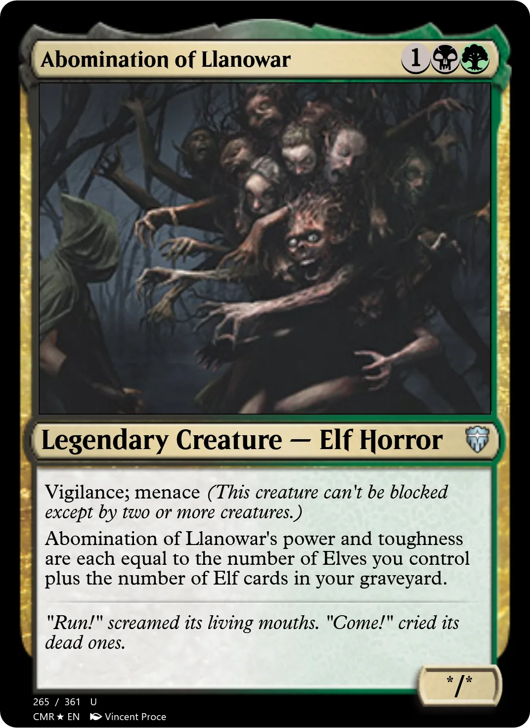 Abomination of Llanowar