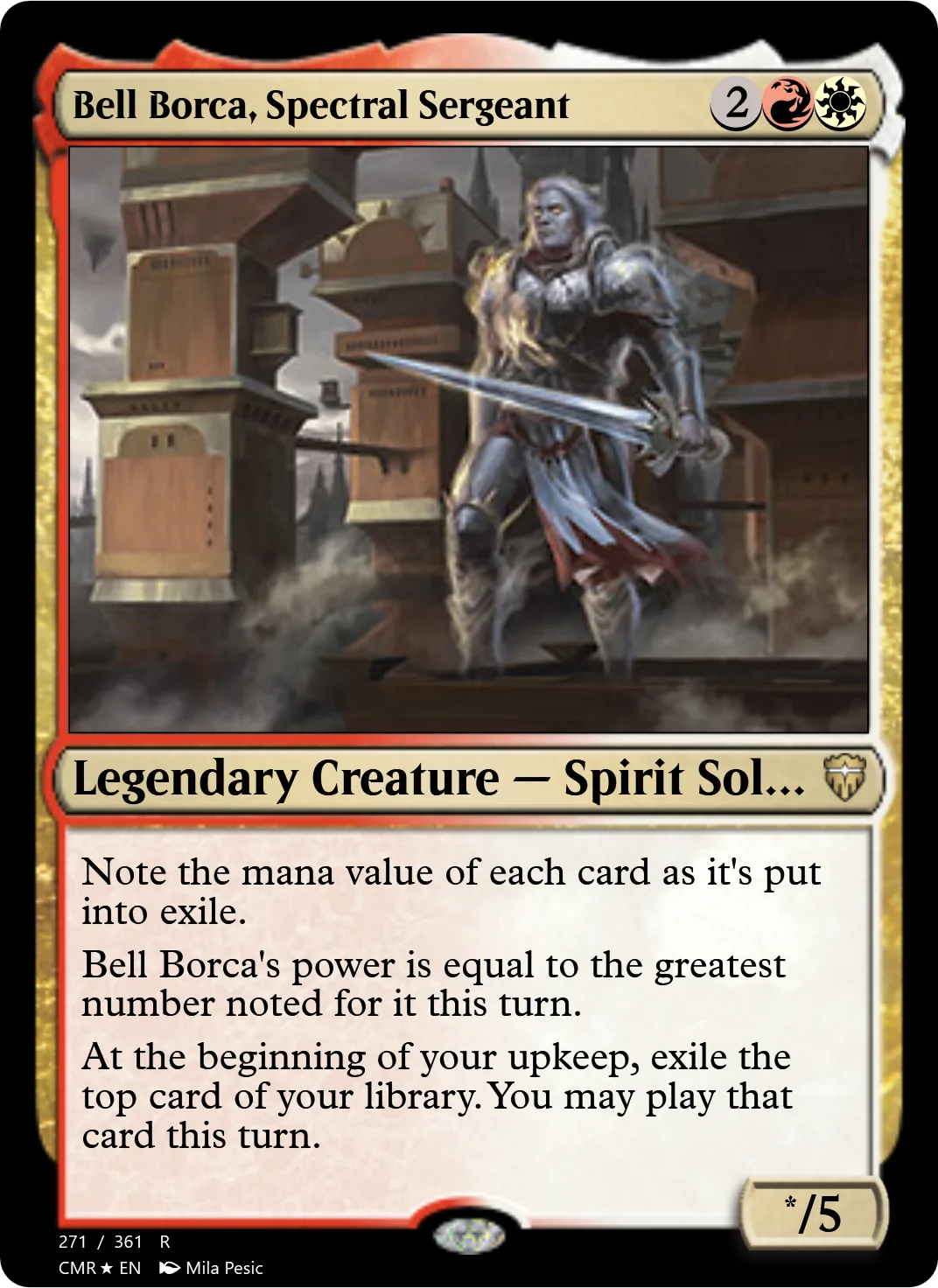 Bell Borca, Spectral Sergeant
