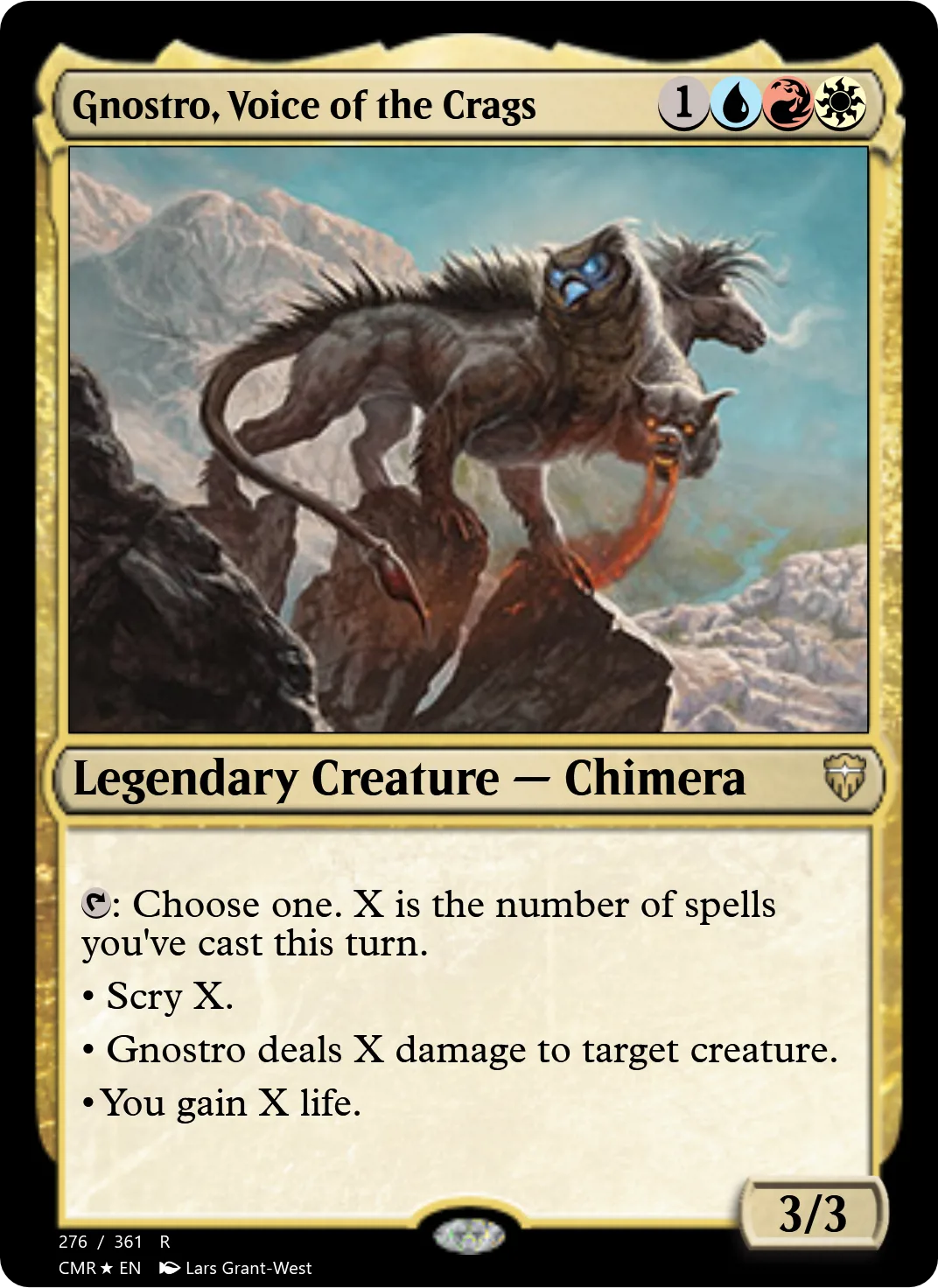 Gnostro, Voice of the Crags
