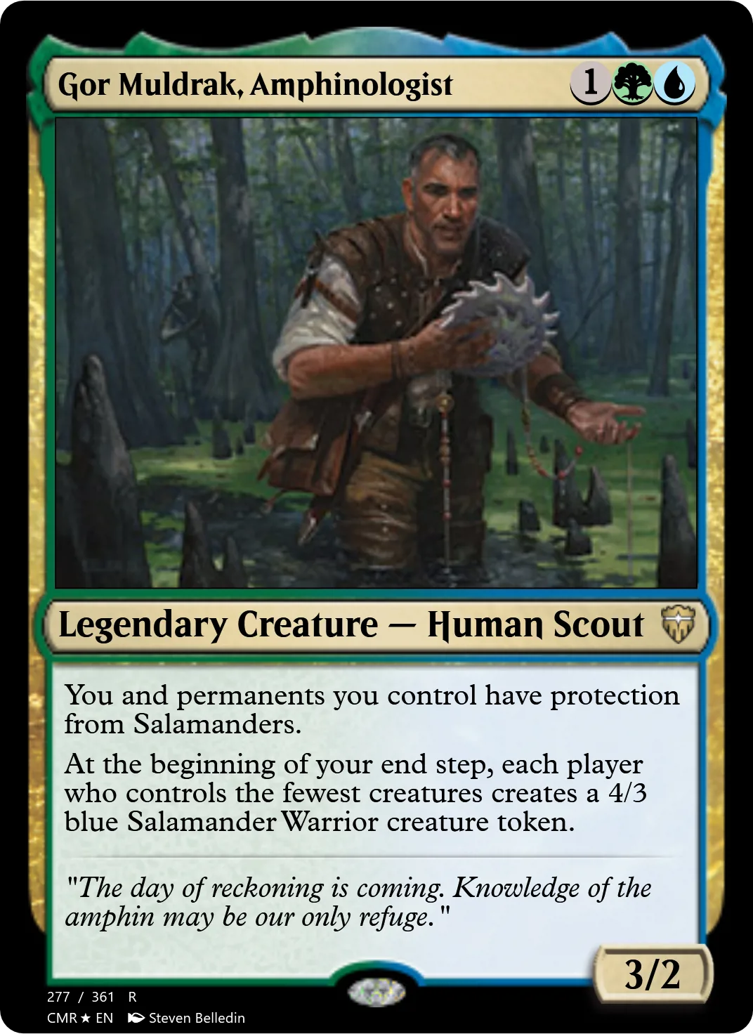 Gor Muldrak, Amphinologist