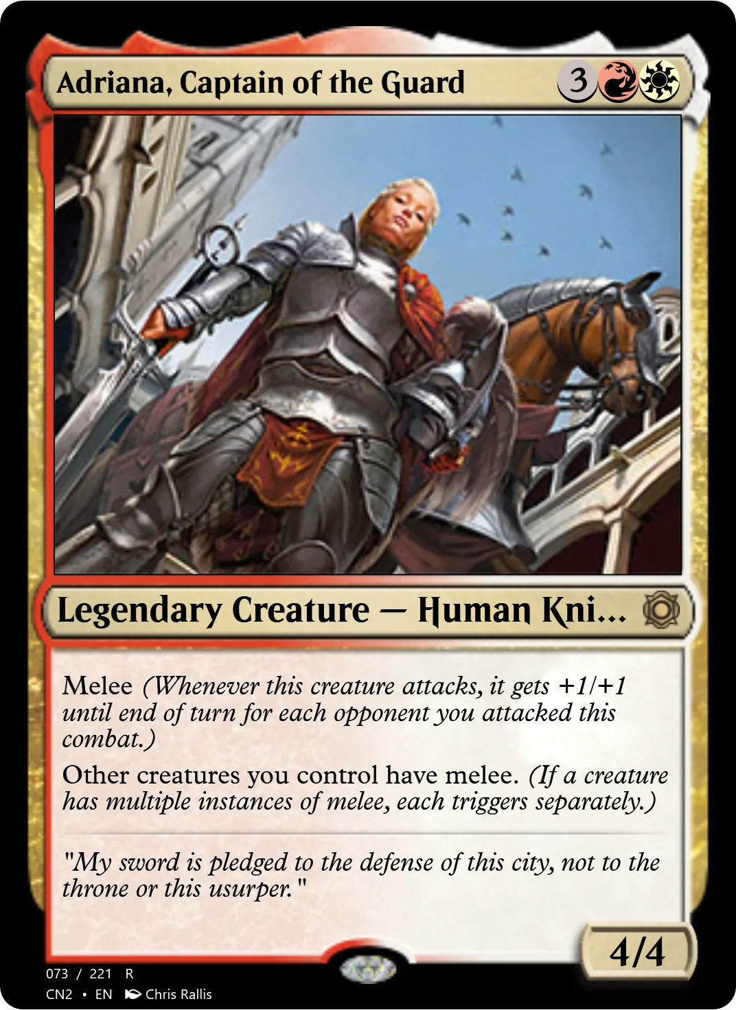 Adriana, Captain of the Guard