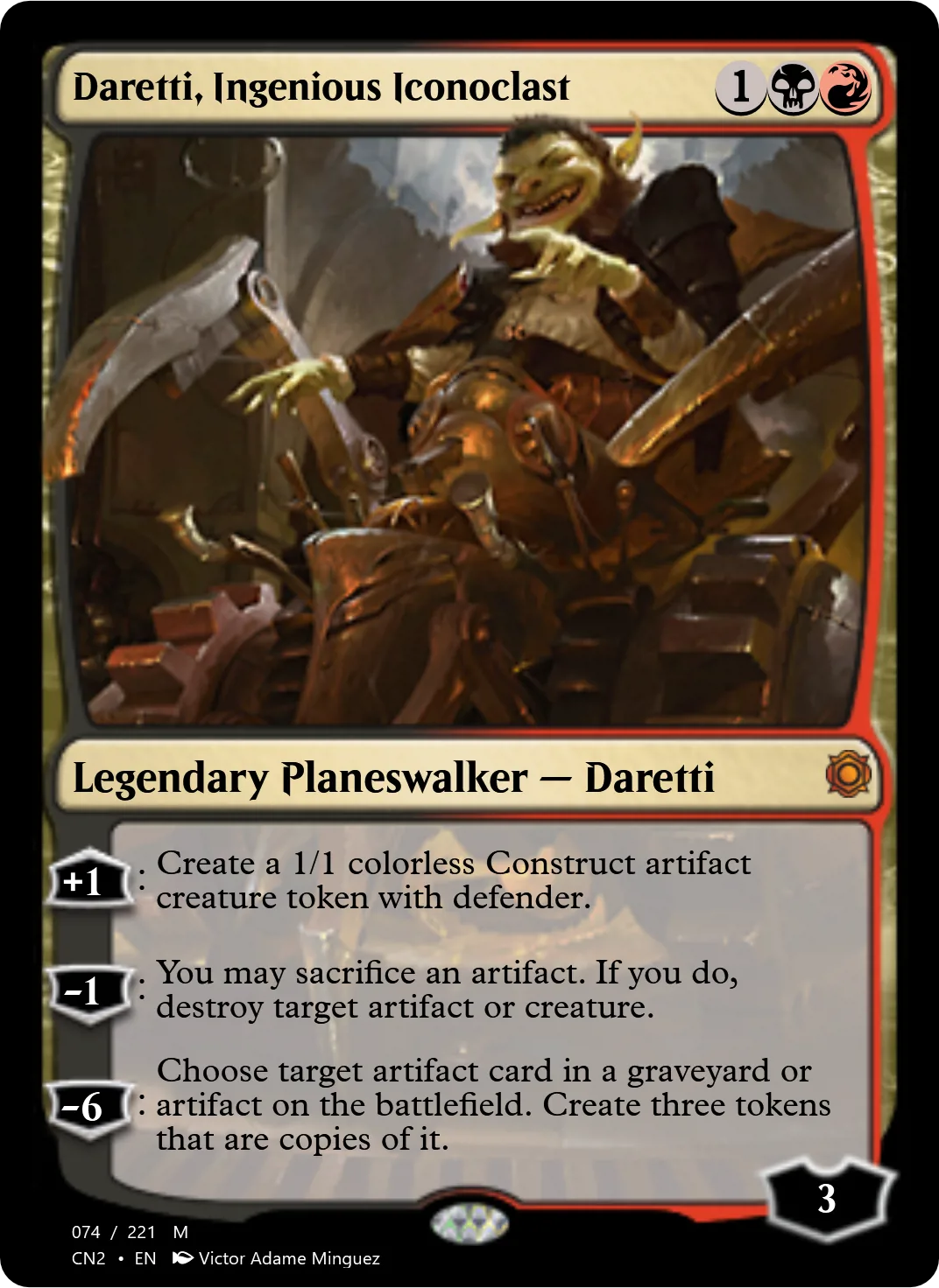 Daretti, Ingenious Iconoclast